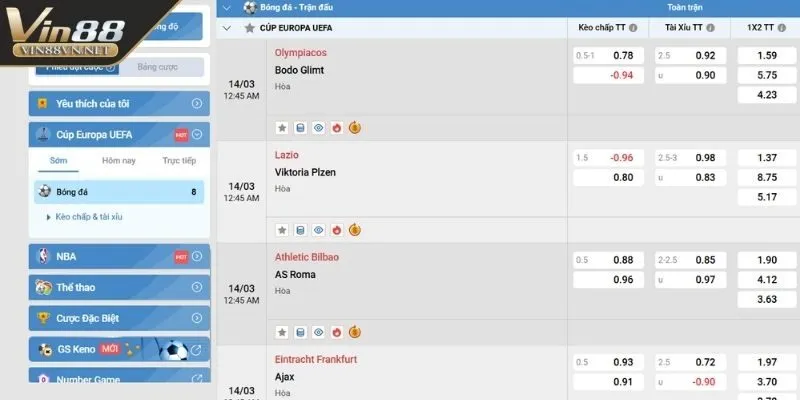 the-thao-truc-tuyen-hot-tai-nen-tang